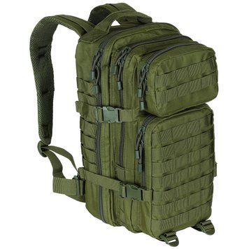 Тактический рюкзак MFH Backpack US Assault I Basic 30л , Olive 19601381 VOENTORGZSU