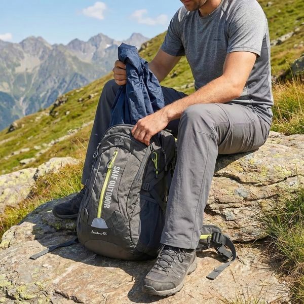 Туристический рюкзак Skif Outdoor Adventure 40 л для походов, Shadow Grey 37478381 VOENTORGZSU
