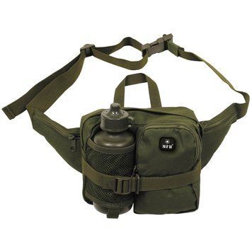 Сумка с флягой MFH Waist Bag with Drinking Bottle, Olive 20380381 VOENTORGZSU