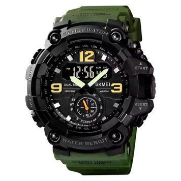 Годинник SKMEI 1637 Army, Olive Green 41473381 VOENTORGZSU