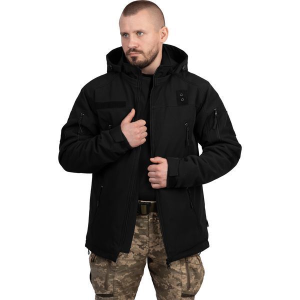 Куртка зимова Vik-Tailor Soft Shell, Black 29866381 VOENTORGZSU
