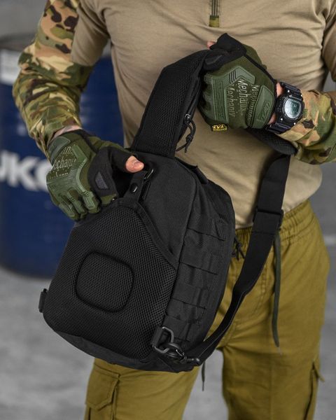 Сумка через плече тактична SILVER KNIGHT black РГ 15862 VOENTORGZSU