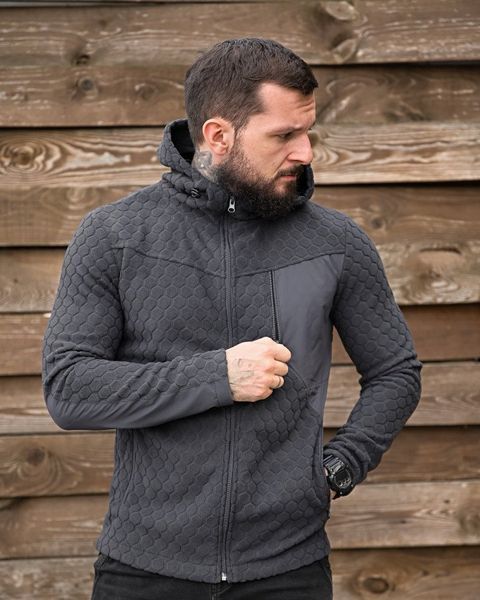 Тактическая флисовка KM URBAN grey ПП 93708 VOENTORGZSU