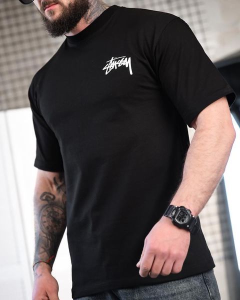 Футболка stussy black ТР 95732 VOENTORGZSU
