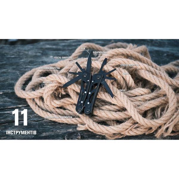 Мультитул Ganzo G104 S, Black 35274381 VOENTORGZSU