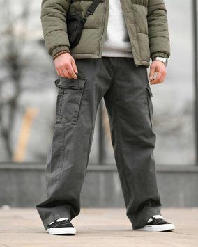 Карго штани Oversize сірі ВТ 95172 VOENTORGZSU