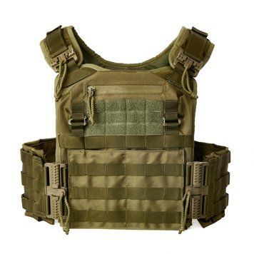 Разгрузочный жилет Плитоноска Vik-tailor НАТО с системой Molle Украина, Olive 31163381 VOENTORGZSU