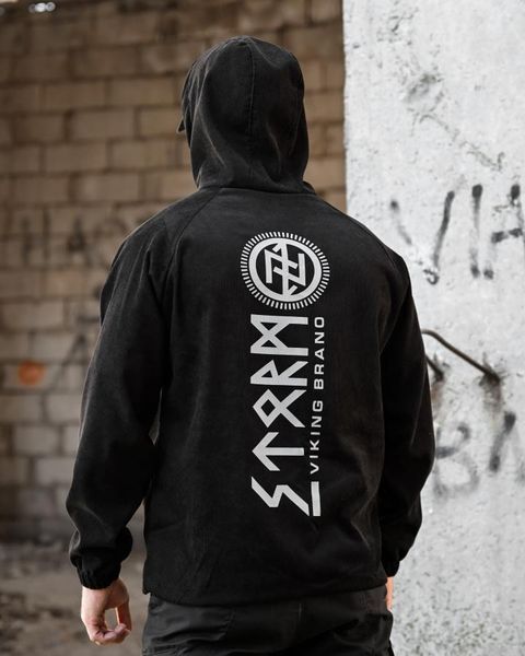 Олимпийка в стиле милитари BORN OF WAR Viking чорный ВМ 97492 VOENTORGZSU