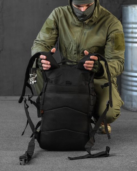 Штурмовой рюкзак US Laser Cut Assault Black 47L ВТ 13758 VOENTORGZSU