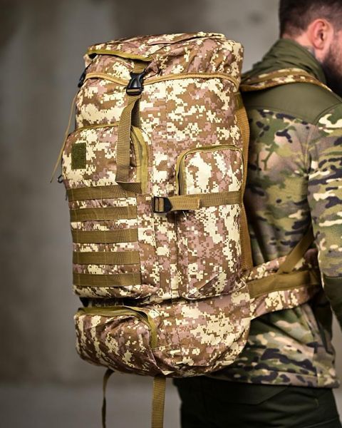 Тактичний рюкзак Outdoor 70L Sahara ВТ 94108 VOENTORGZSU