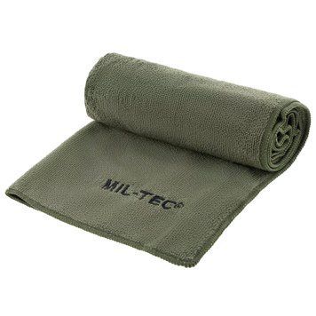 Быстросохнущее полотенце Mil-Tec 80 x 40 см, Olive 41414381 VOENTORGZSU