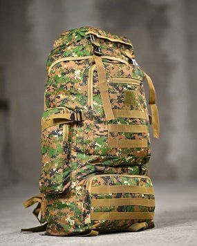 Тактичний рюкзак Outdoor 70L pixel green ВТ 94110 VOENTORGZSU