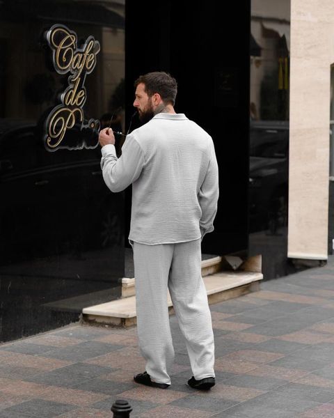 Летний костюм loro piana grey ВТ 96988 VOENTORGZSU