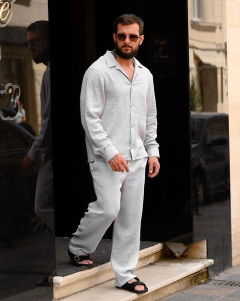 Летний костюм loro piana grey ВТ 96988 VOENTORGZSU