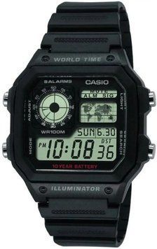 Годинник Casio AE-1200WH-1AVEF., Black 45688381 VOENTORGZSU