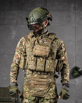 Плитоноска 4 быстрых сброса с напашником Cordura пиксель ДЛ6 91594 VOENTORGZSU