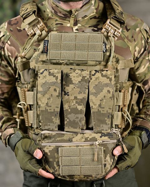 Плитоноска 4 точки сброса Attack PREMIUM пиксель ДЛ 92036 VOENTORGZSU