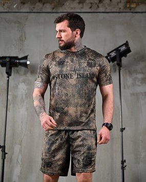 Летний комплект Stone Island x new balance ВТ 87103 VOENTORGZSU