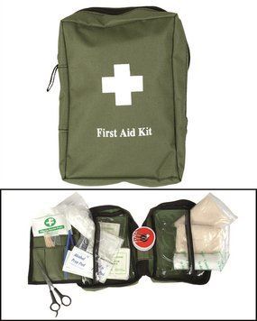 Набор первой помощи (аптечка) бол. FIRST AID KIT LARGE OD, Olive 22047381 VOENTORGZSU