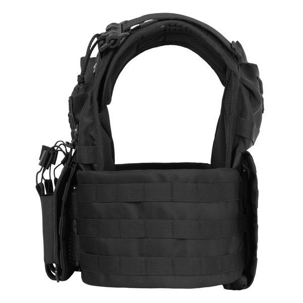 Плитоноска тактична Vik-Tailor з підсумками MOLLE, Black 21042381 VOENTORGZSU