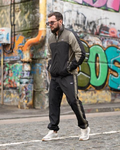 Спортивний костюм RETRO Lac black/green ТР 95616 VOENTORGZSU