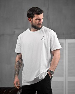 Футболка оверсайз Jordan white 4 ДЛ 92020 VOENTORGZSU