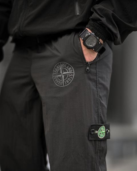 Чоловічий спортивний костюм ST injastis total black ТР 95225 VOENTORGZSU