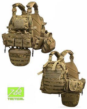 Плитоноска 7.62 з рюкзаком піксельТР 95817 VOENTORGZSU