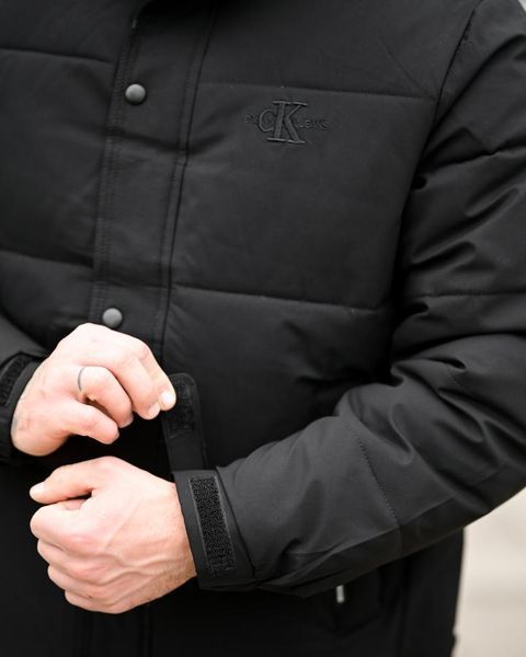 Зимняя мужская курточка CK black ВТ 94223 VOENTORGZSU