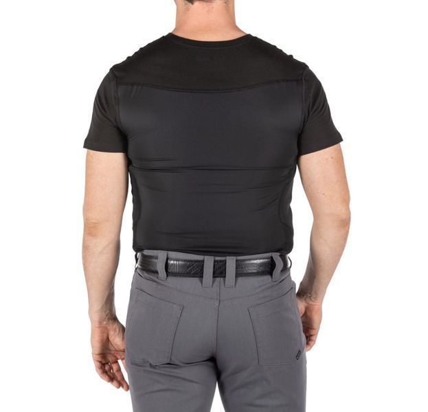 Футболка-кобура 5.11 Tactical CAMS Short Sleeve Baselayer, Black 46338381 VOENTORGZSU