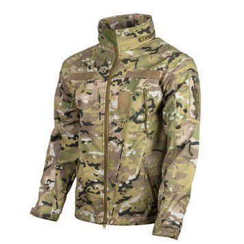Куртка з липучками для шевронів Vik-Tailor SoftShell, MultiCa 30027381 VOENTORGZSU