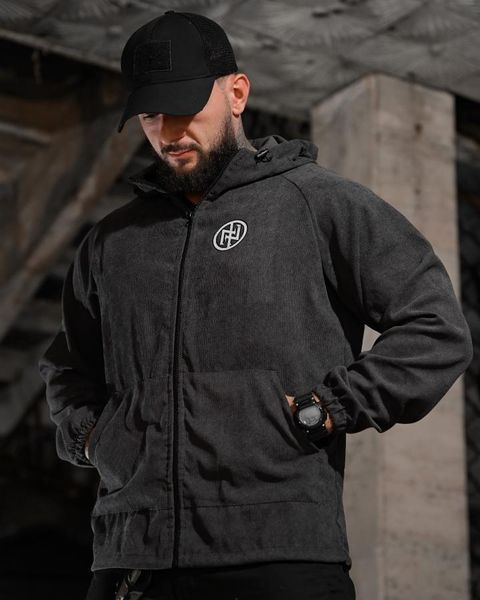 Олімпійка в стилі мілітарі BORN OF WAR Support grey ВМ 97617 VOENTORGZSU