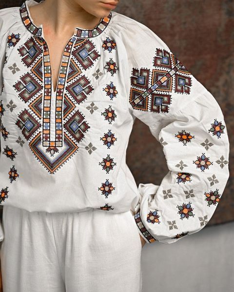 Женская вышиванка color beg ПП 92620 VOENTORGZSU
