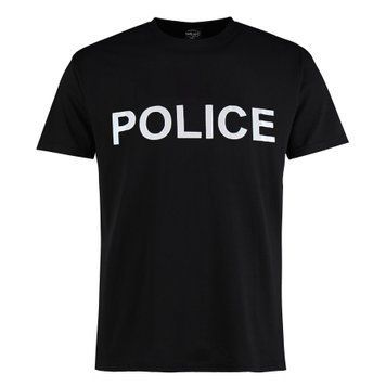 Футболка хлопковая MIL-TEC Police, Black 30294381 VOENTORGZSU