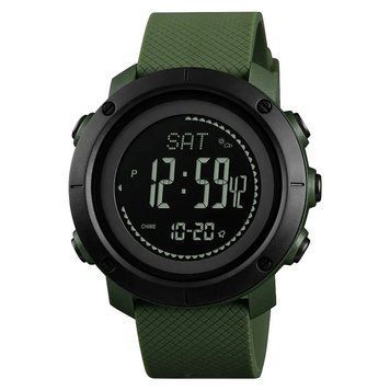 Годинник тактичний мультифункціональний Skmei 1427, Olive 21425381 VOENTORGZSU