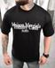 Футболка oversize maison margiela black ТР 95738 фото 4