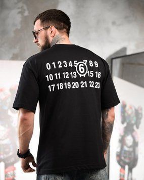 Футболка oversize maison margiela black ТР 95738 VOENTORGZSU
