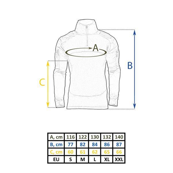 Сорочка бойова MIL-TEC Combat Shirt Chimera, Olive 30114381 VOENTORGZSU