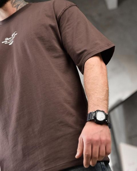 Футболка oversize NYC бордо ТР 95727 VOENTORGZSU