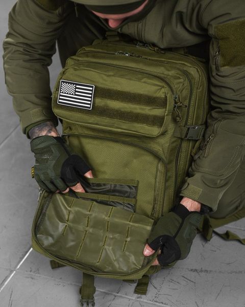 Рюкзак тактический олива 45л 800D USA ВТ 52121 VOENTORGZSU