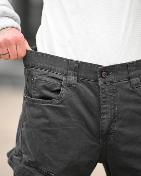 Карго штани Oversize denim сірі ВТ 95158 VOENTORGZSU