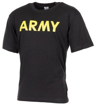 Футболка MFH Army, Black 45803381 VOENTORGZSU