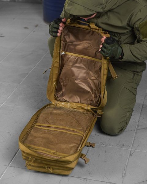 Рюкзак тактический кайот 45л 800D Silver Knight USA ВТ 52123 VOENTORGZSU