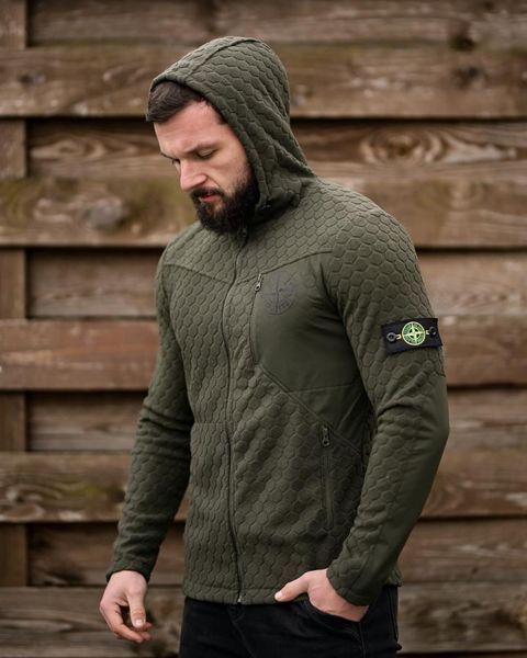 Флисовая кофта STONE green ПП 95002 VOENTORGZSU